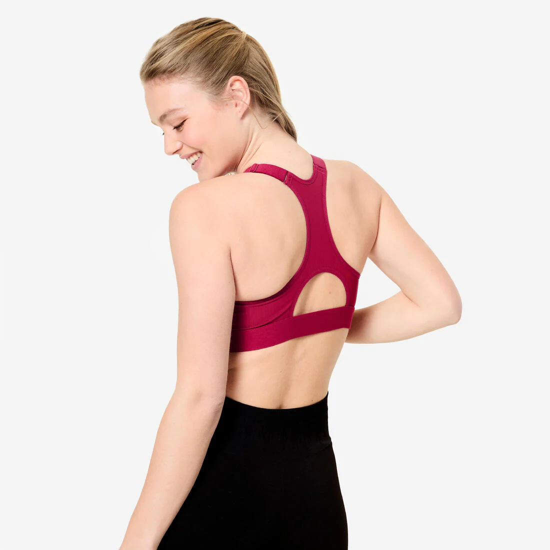 Brassière zippée avec coques maintien fort Femme - Image 15