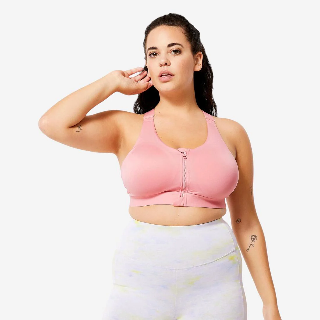 Brassière zippée avec coques maintien fort Femme - Image 3