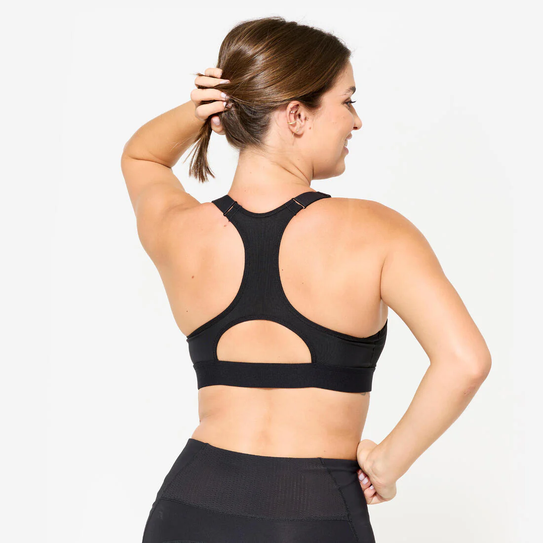 Brassière zippée avec coques maintien fort Femme - Image 32