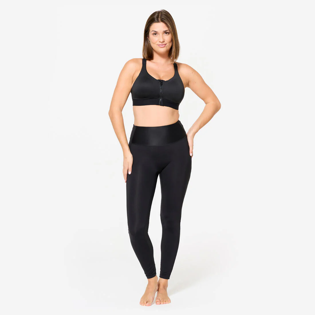 Brassière zippée avec coques maintien fort Femme - Image 8
