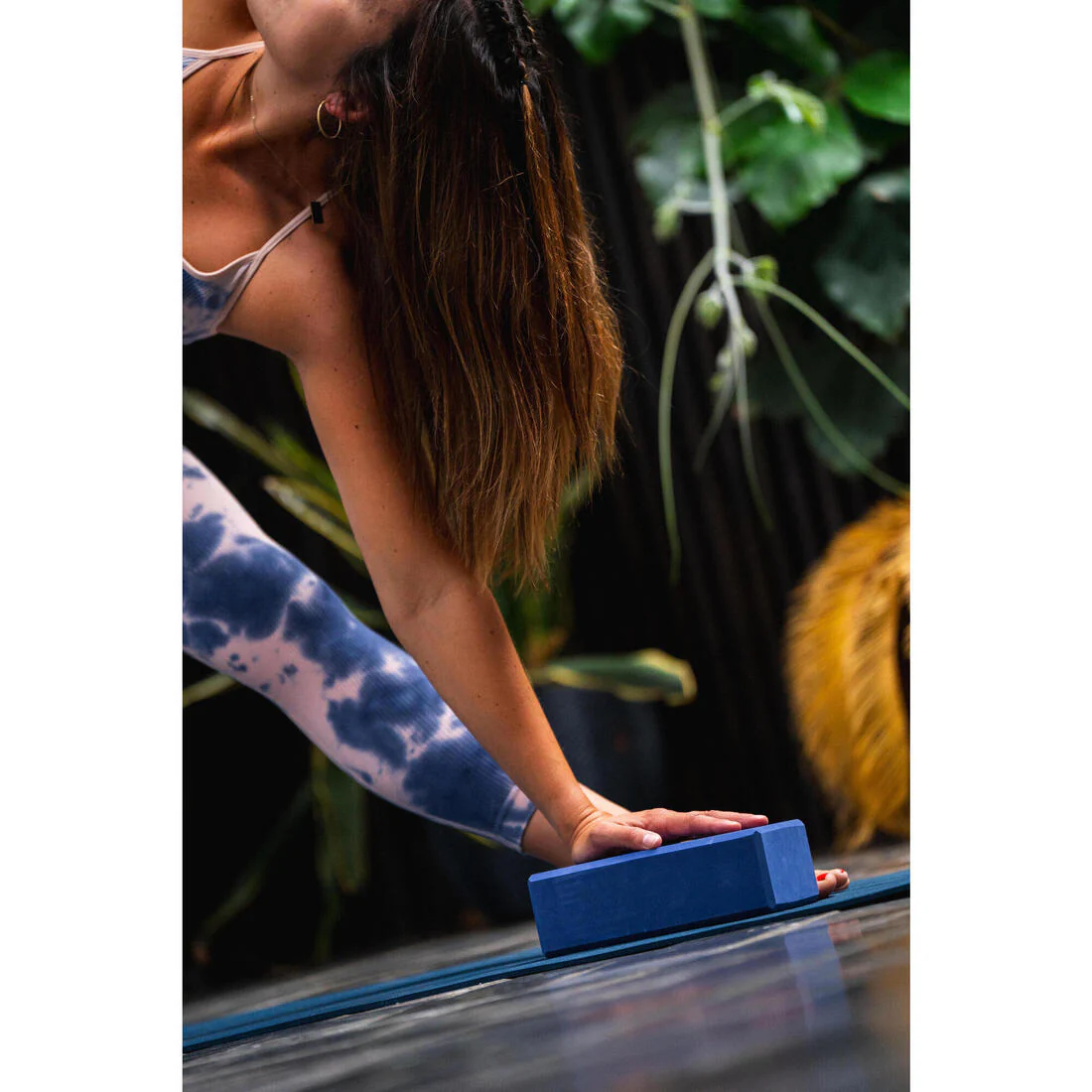 Brique de yoga en mousse, acajou - Image 15