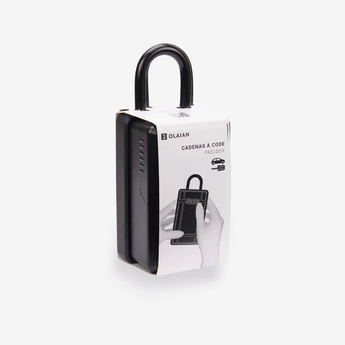 Cadenas à code pour clés de voiture - Boite à clefs sécurisée - noir - Image 6