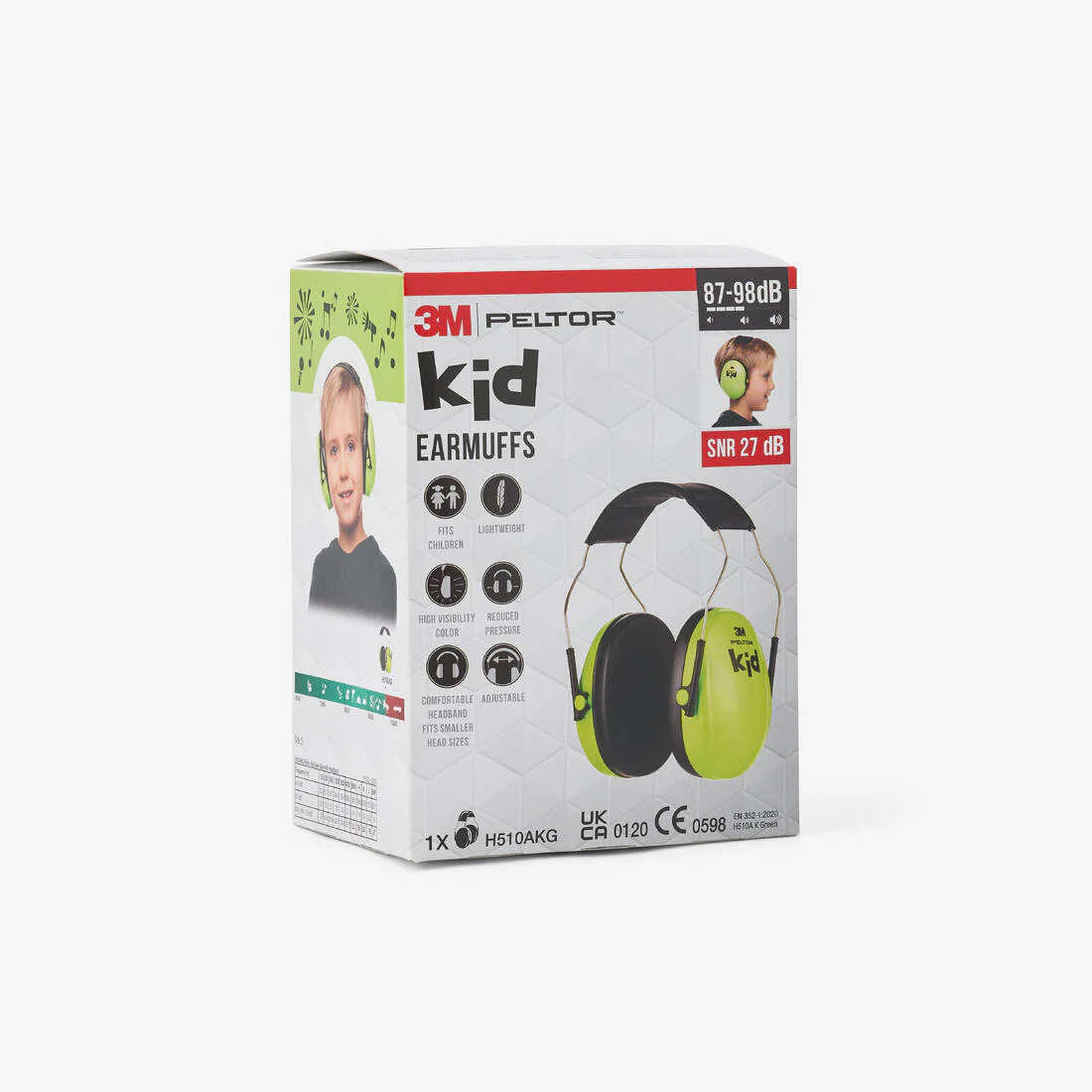 Casque anti bruit peltor junior vert - Image 4
