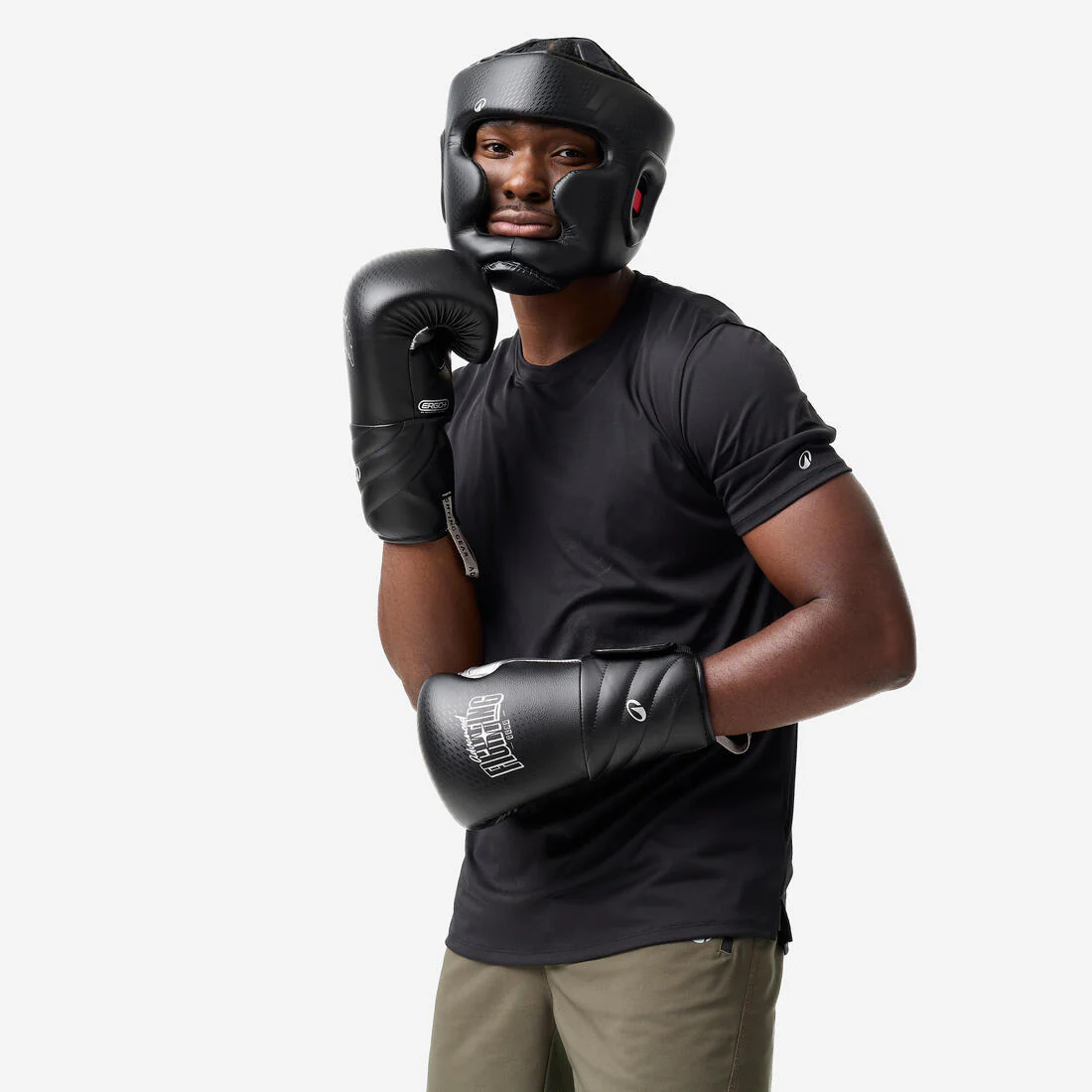 Casque de boxe adulte intégral, noir et - Image 3