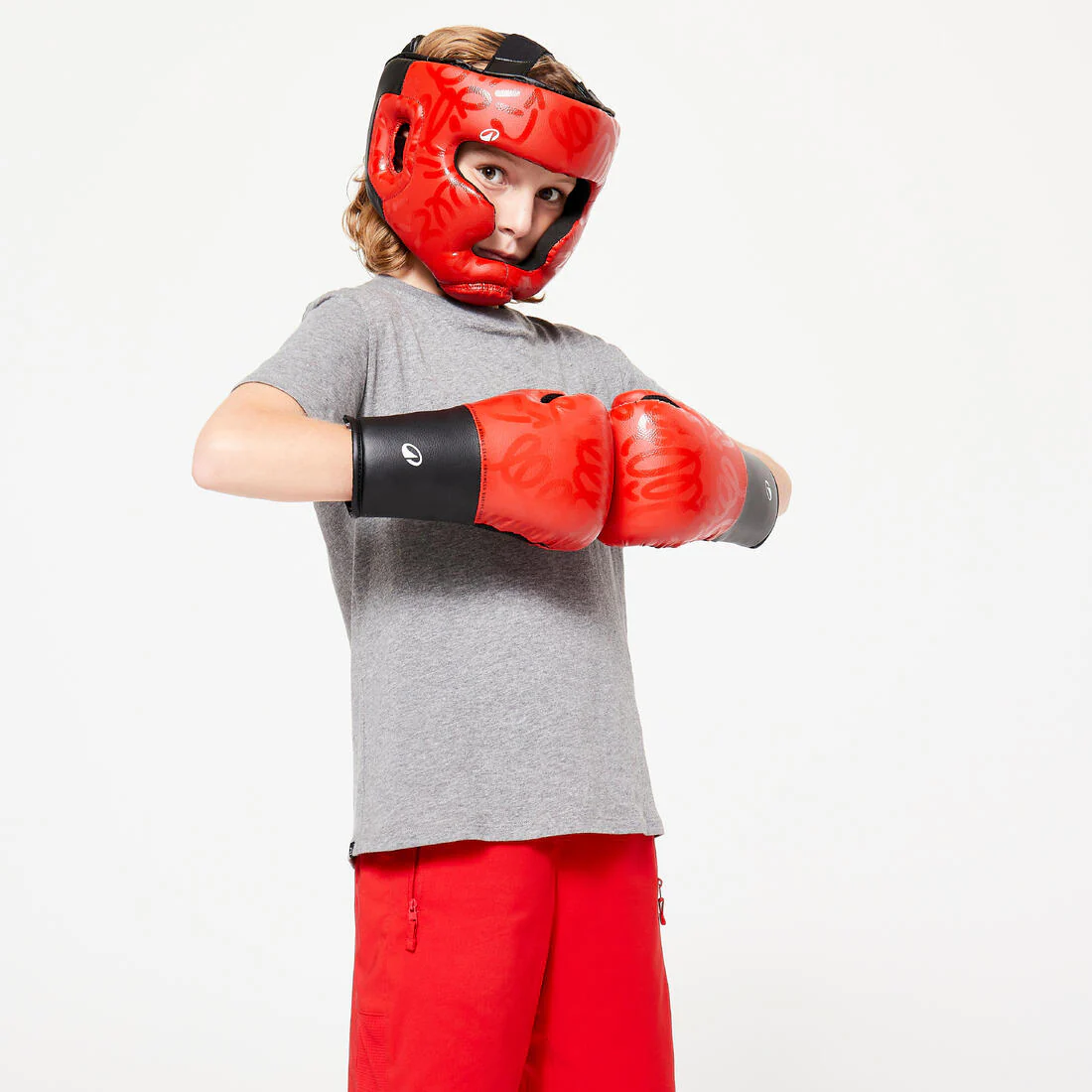 Casque de boxe intégral enfant -rouge - Image 5