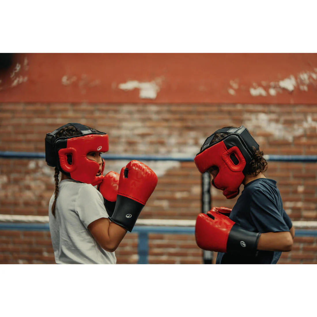 Casque de boxe intégral enfant -rouge - Image 7