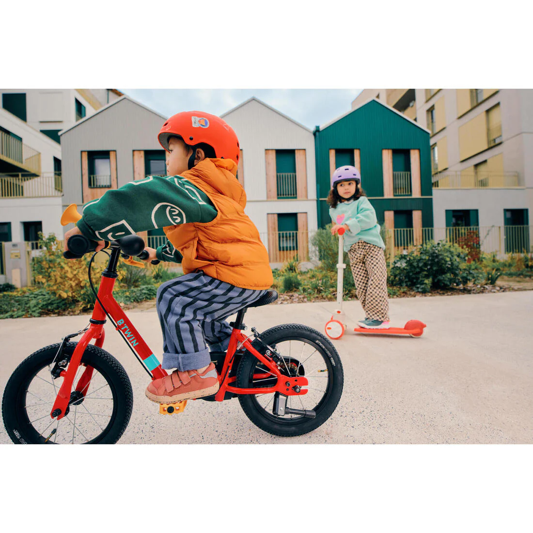 Casque enfant roller skateboard trottinette B100 - Image 44