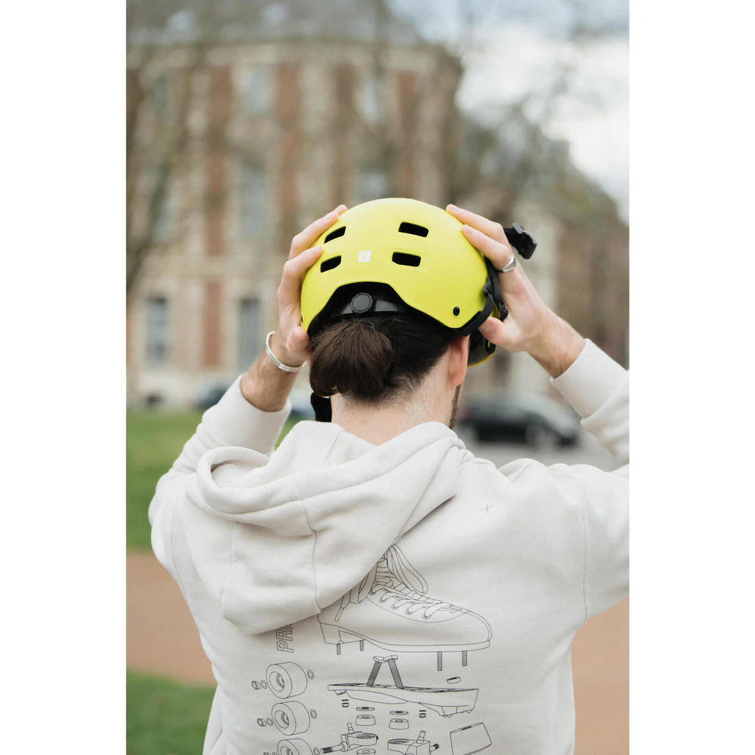 Casque roller skateboard trottinette MF540 FLOWER - Image 23