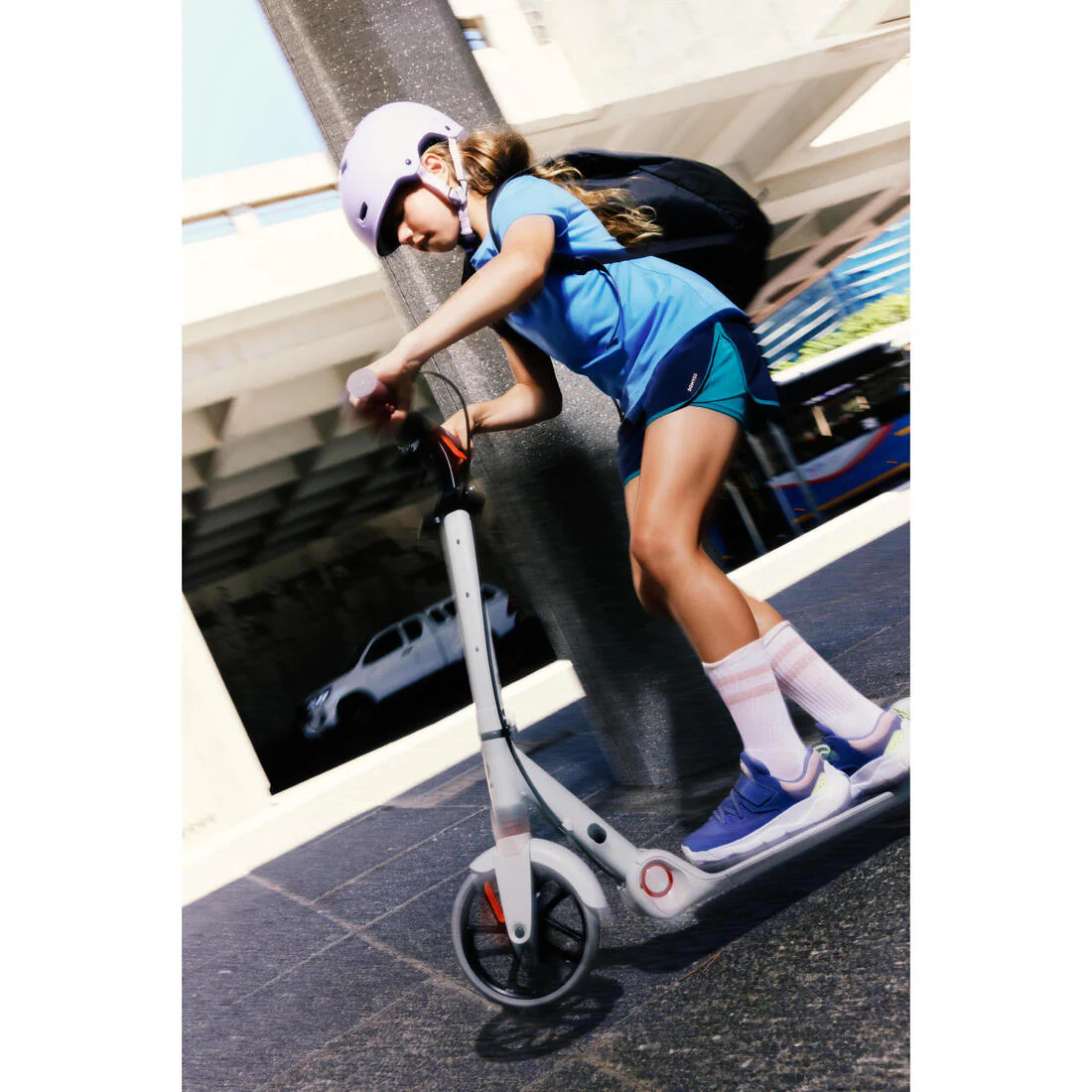 Casque roller skateboard trottinette MF540 FLOWER - Image 25