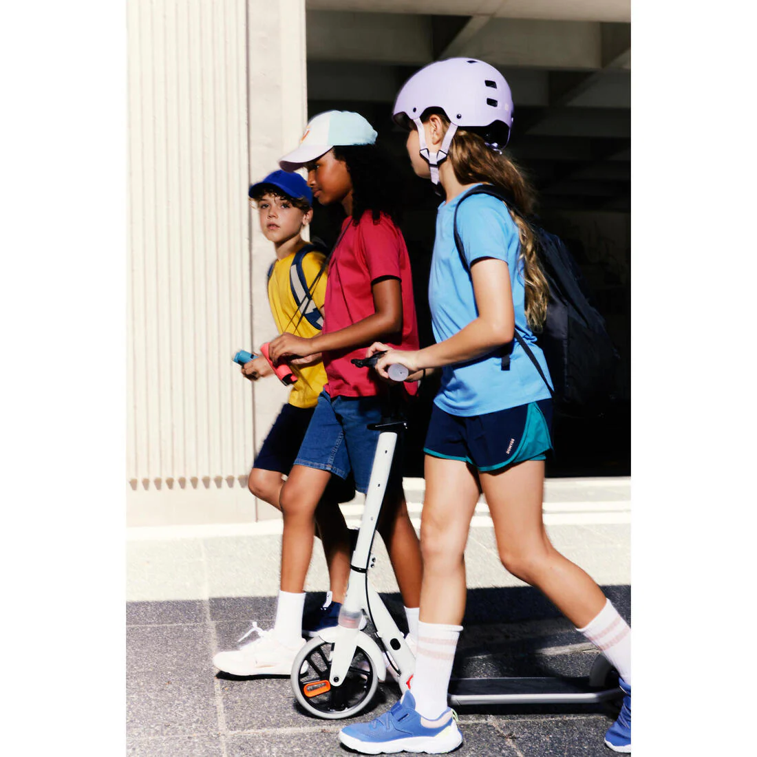 Casque roller skateboard trottinette MF540 FLOWER - Image 27