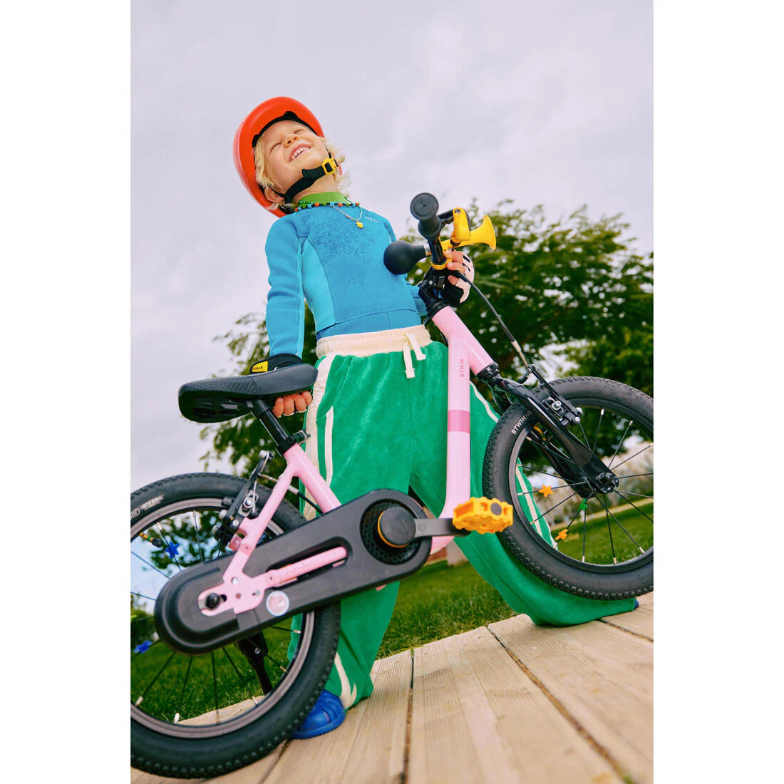Casque velo enfant 47-55 cm, play 500 - Image 40