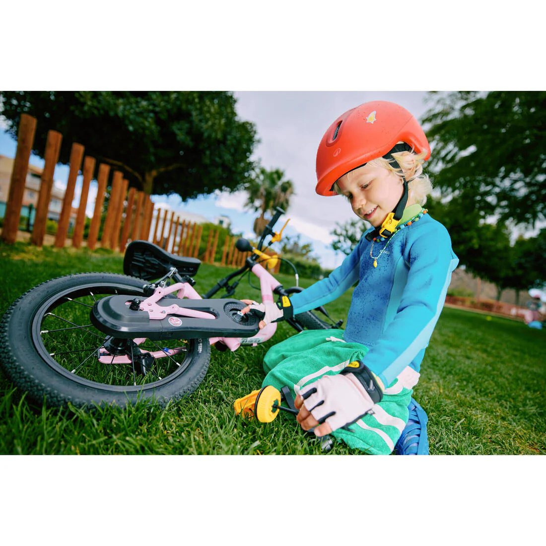 Casque velo enfant 47-55 cm, play 500 - Image 42