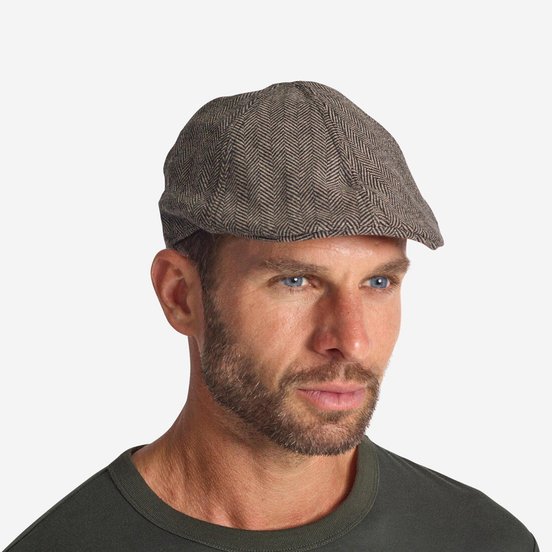Casquette chasse déperlant tweed plate - Image 2