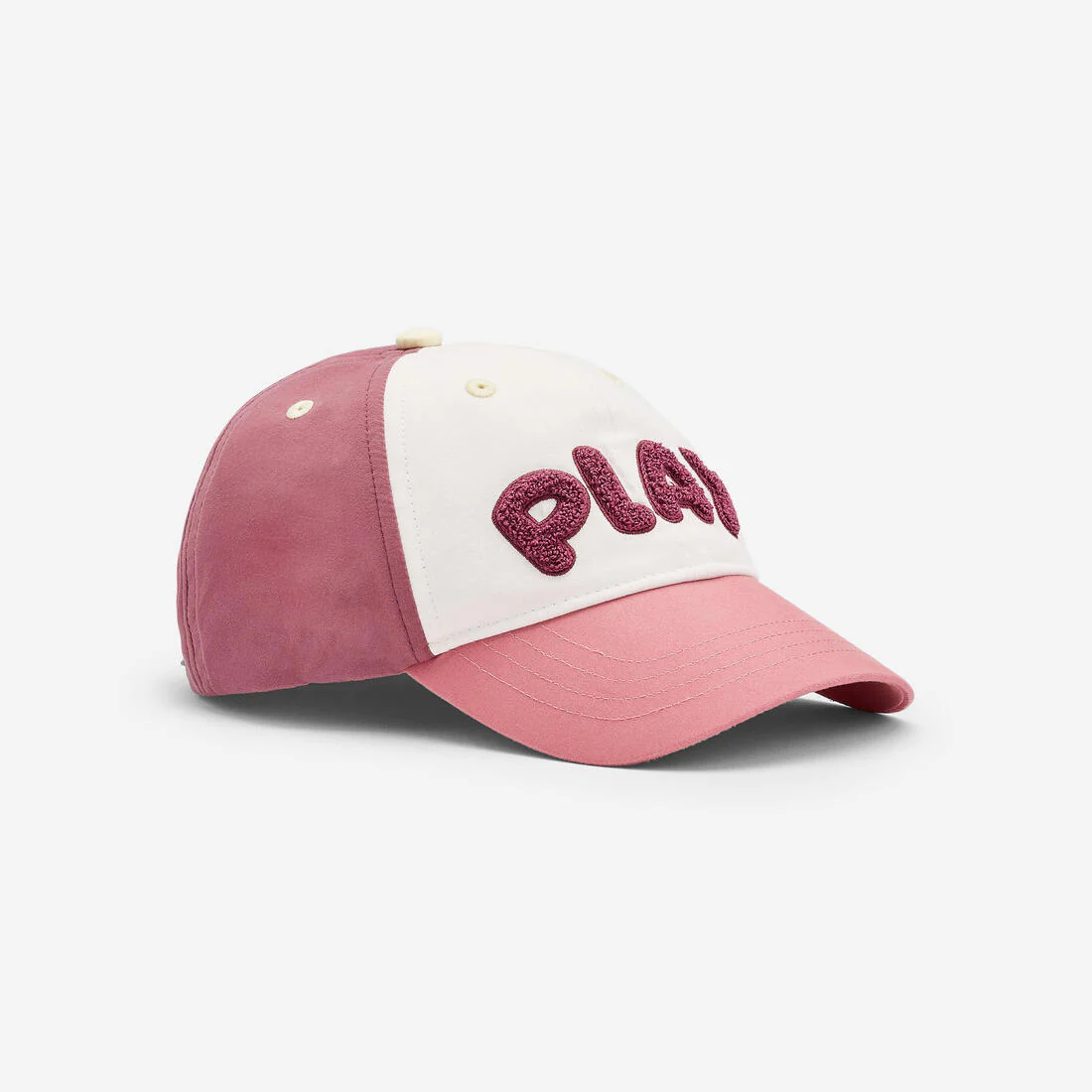 Casquette multisport ajustable bébé mixte, Rose blanc terracotta - Image 9