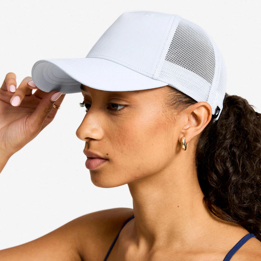 Casquette respirante Fitness Domyos Noire - Image 13