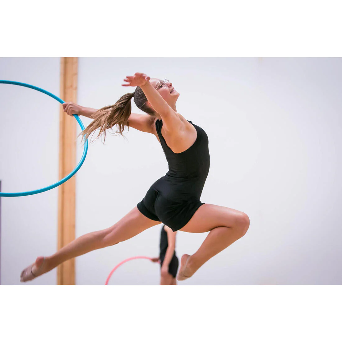 Cerceau de Gymnastique Rythmique de 85 cm Turquoise - Image 5