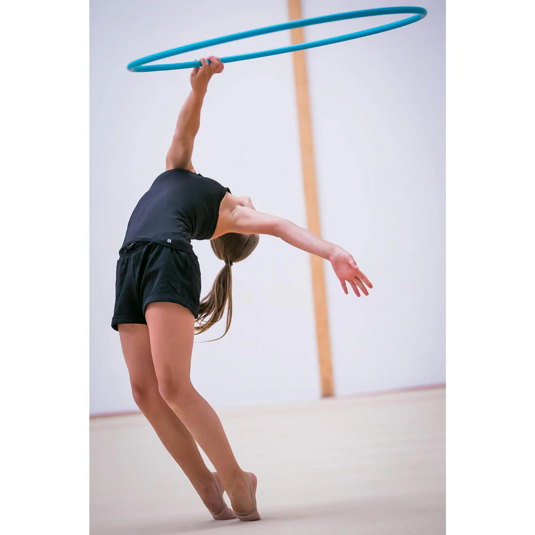 Cerceau de Gymnastique Rythmique de 85 cm Turquoise - Image 8