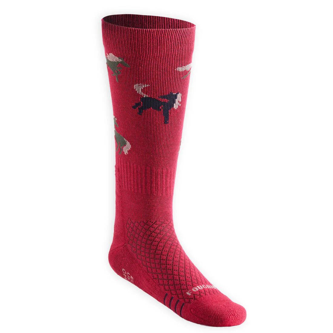 Chaussettes d'équitation enfant sks 500 motifs poneys marine et rose. lot de 2 - Image 9