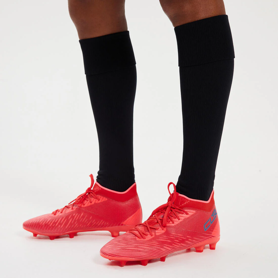 CHAUSSETTES DE FOOTBALL ADULTE MONTANTES ET ADHERENTES VIRALTO II NOIRE - Image 8