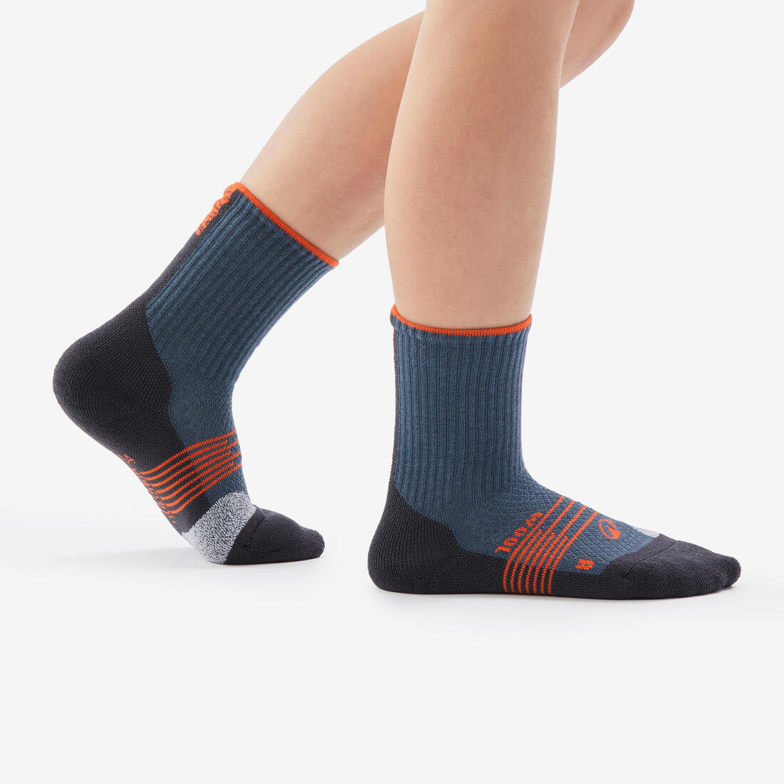 Chaussettes de randonnée hautes en laine (2 paires) 27 au 38 enfant, Hike 900 - Image 8
