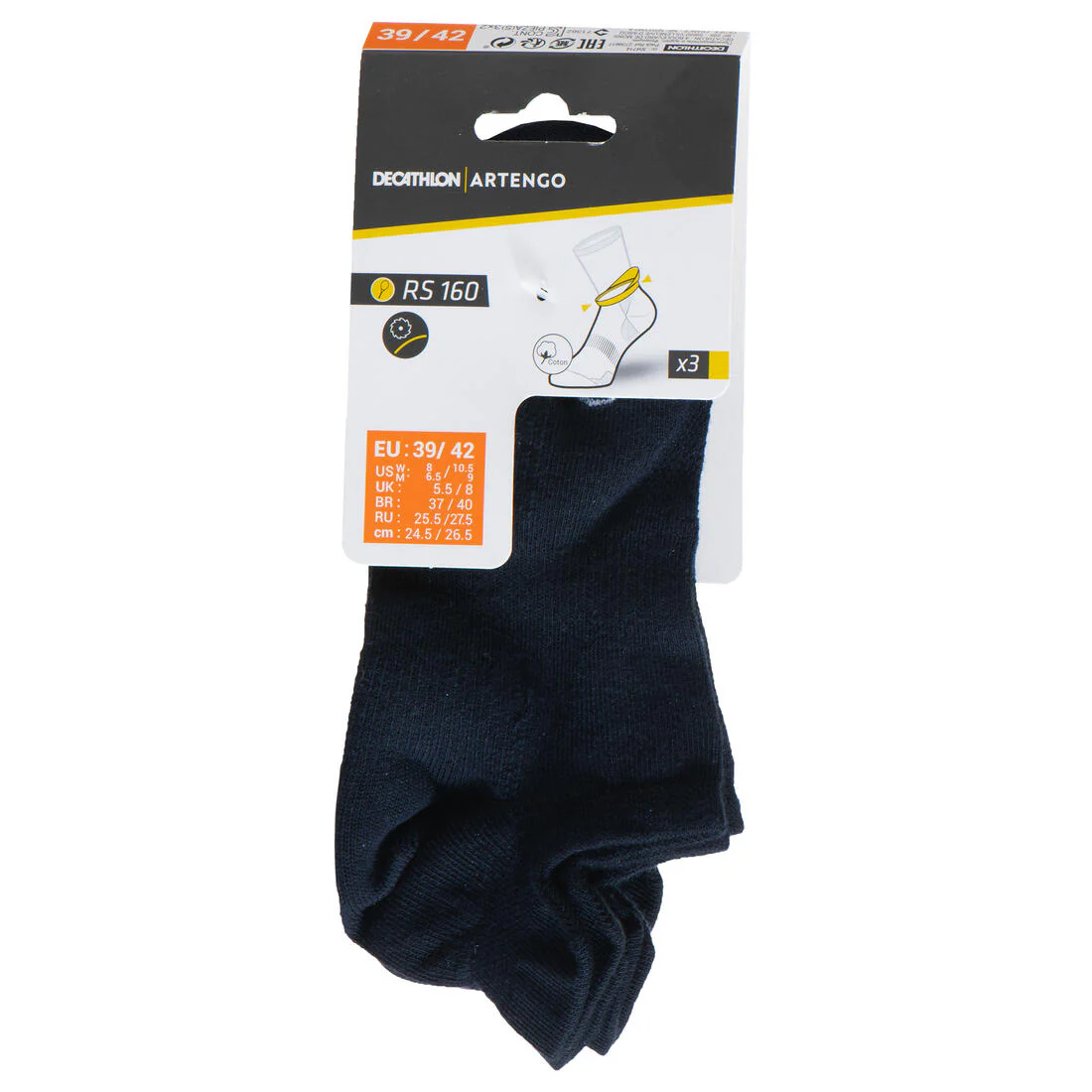 CHAUSSETTES DE SPORT BASSES RS 160 LOT DE 3. - Image 41
