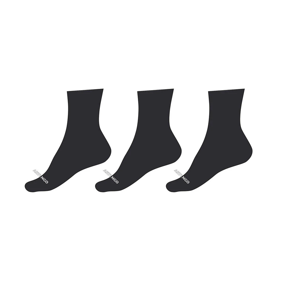 CHAUSSETTES DE SPORT HAUTES RS 160 LOT DE 3 - Image 30