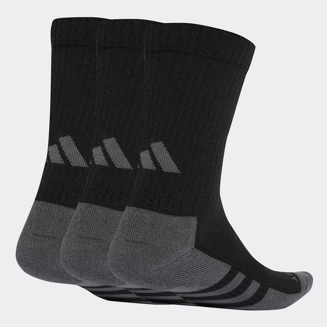 Chaussettes hautes 3 bandes Adidas - noir - Image 2