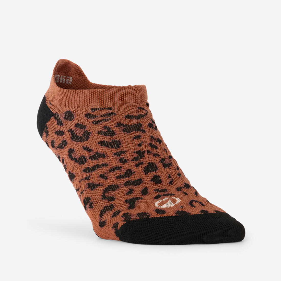 Chaussettes invisibles de fitness x3 femme, vert marron et - Image 3