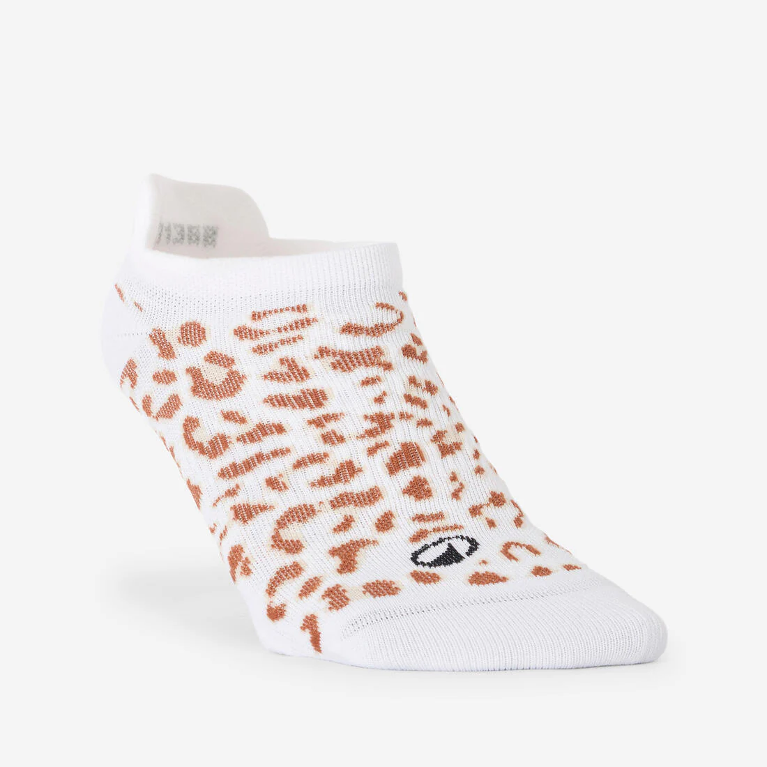 Chaussettes invisibles de fitness x3 femme, vert marron et - Image 4