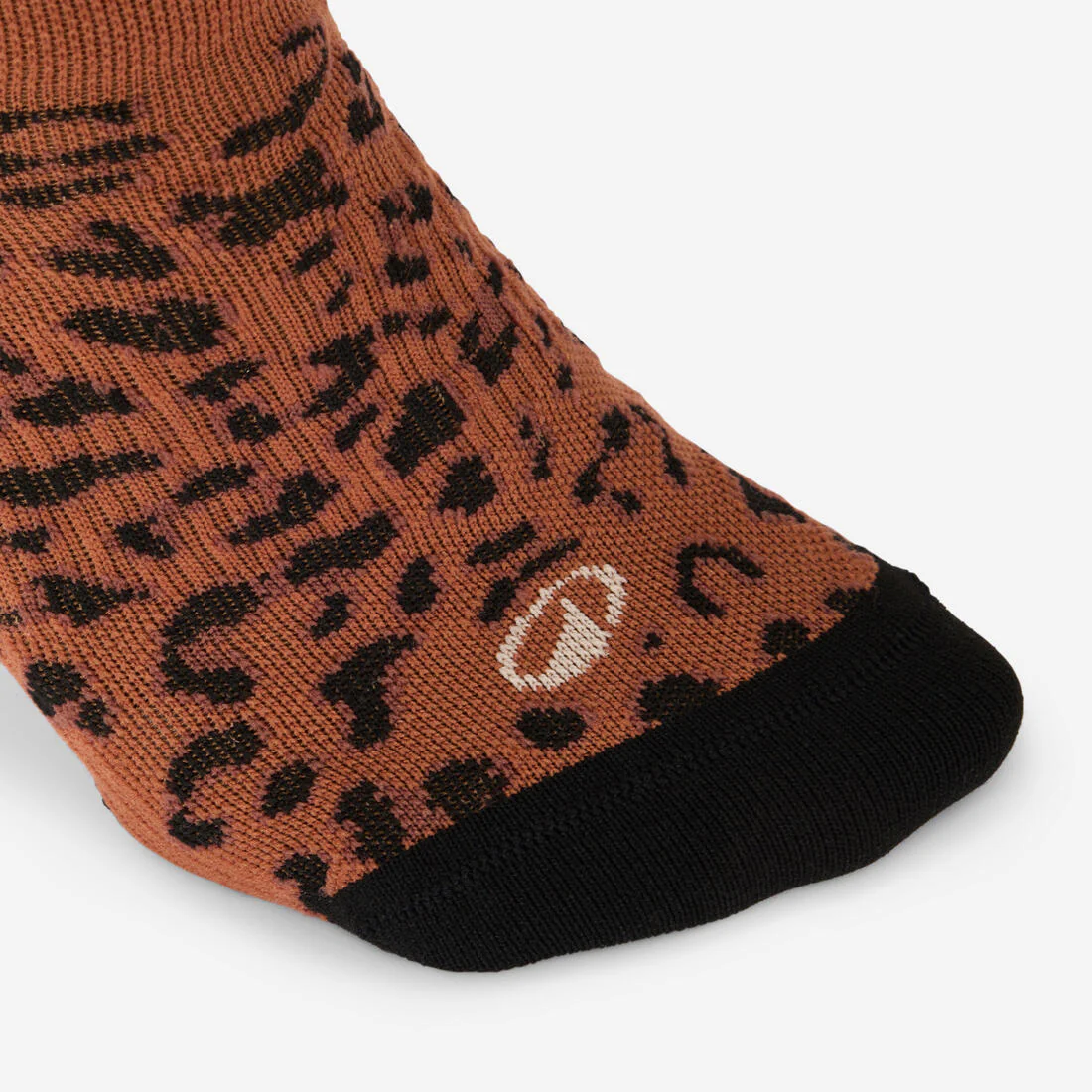 Chaussettes invisibles de fitness x3 femme, vert marron et - Image 5