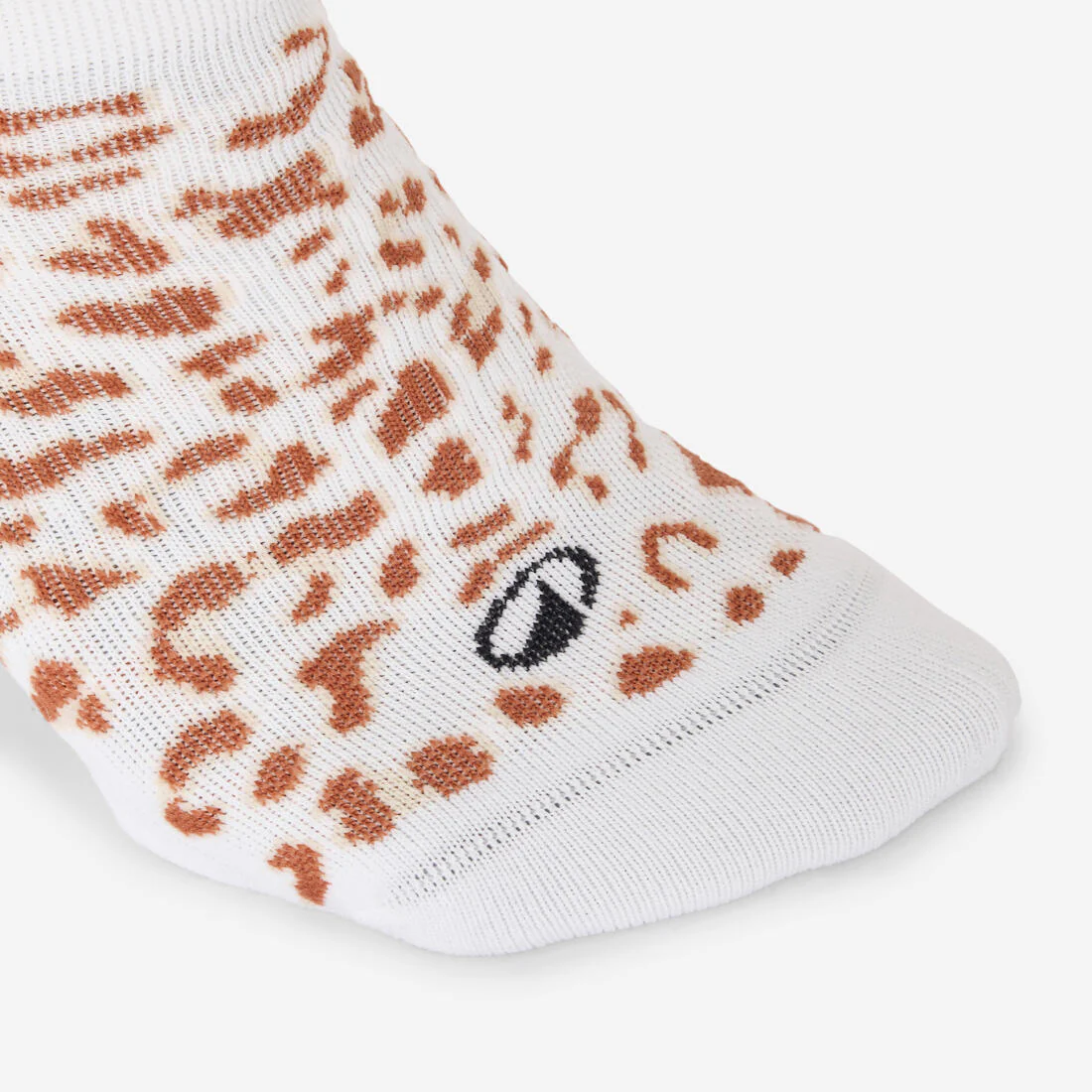 Chaussettes invisibles de fitness x3 femme, vert marron et - Image 6