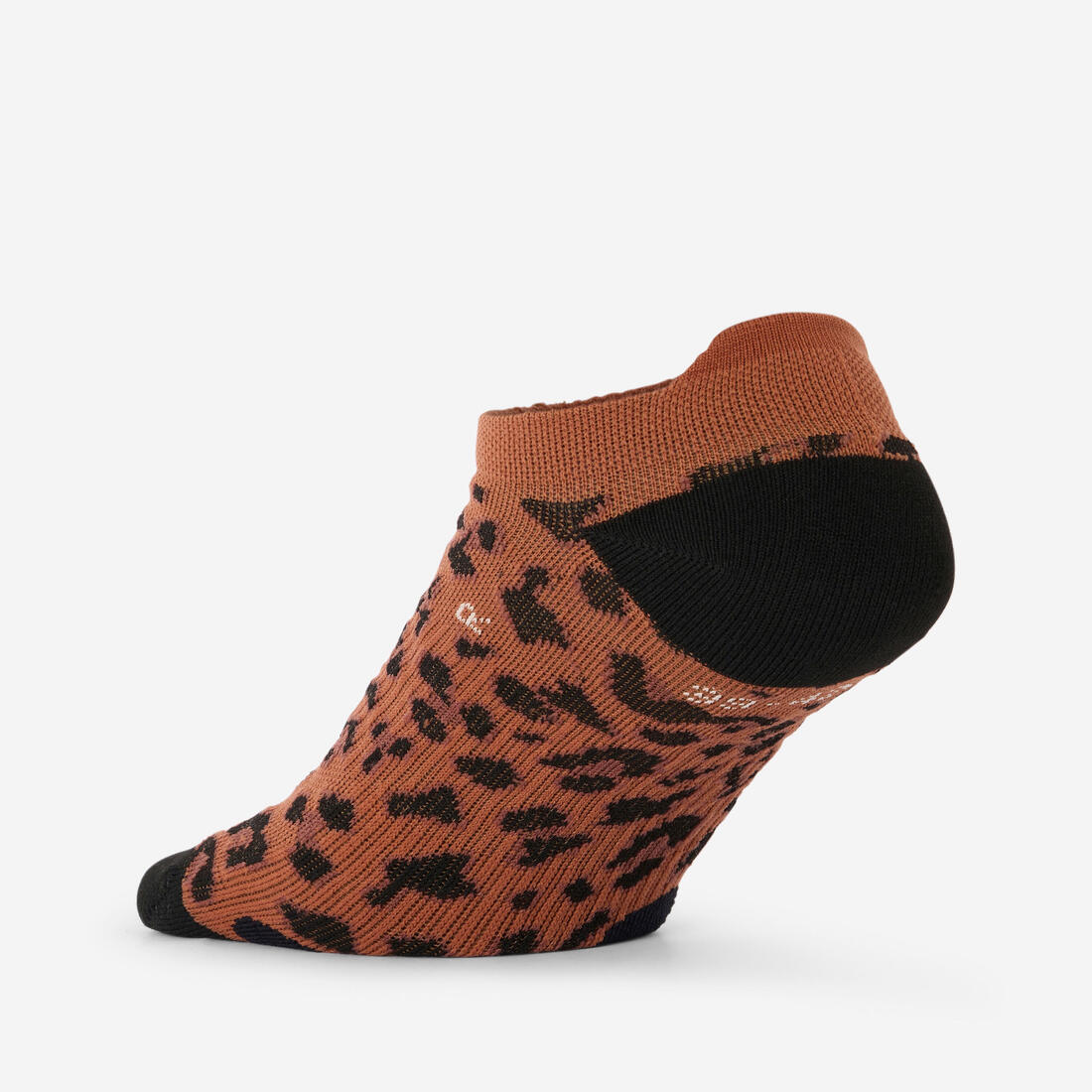 Chaussettes invisibles de fitness x3 femme, vert marron et - Image 9