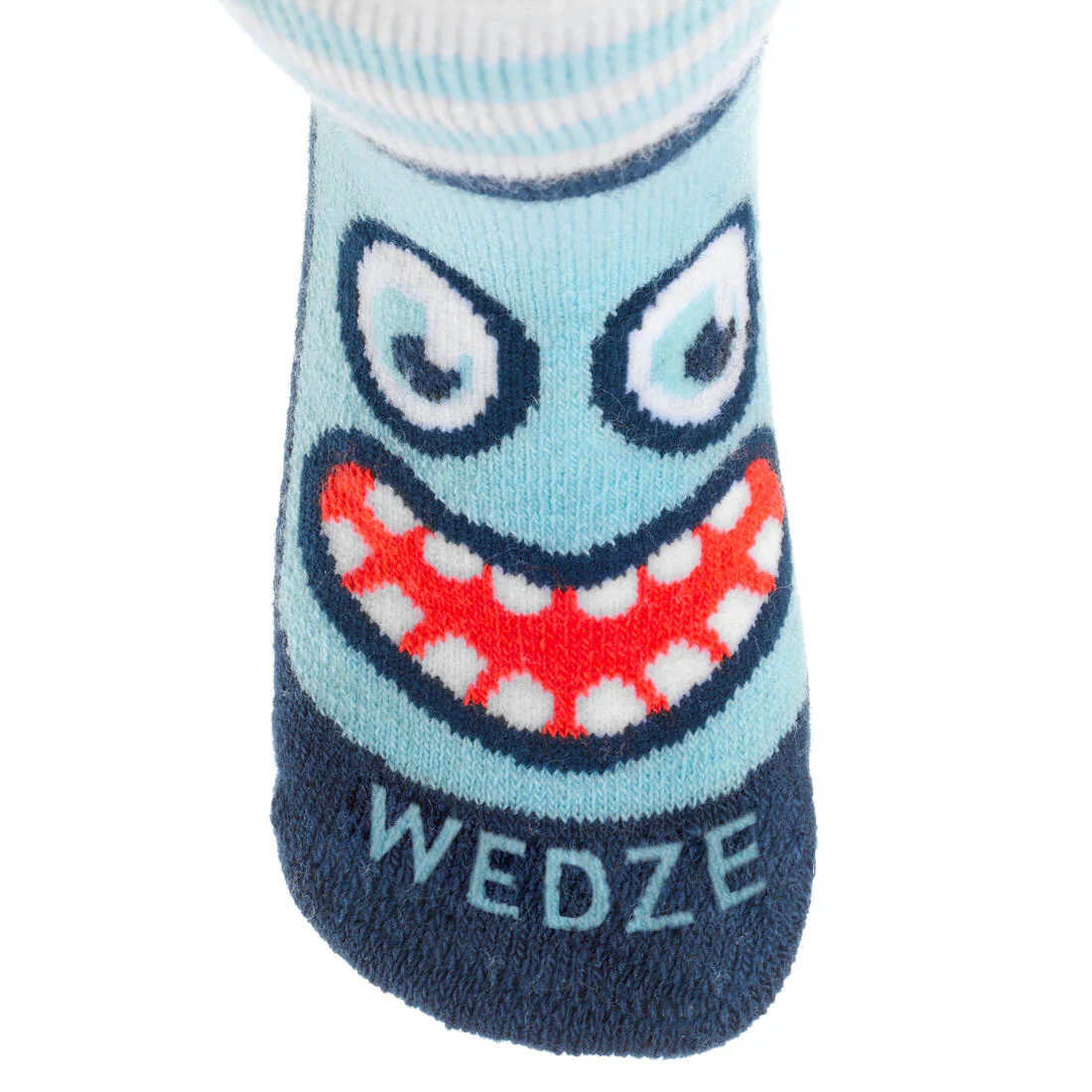 Chaussettes ski bébé WARM turquoises - Image 2
