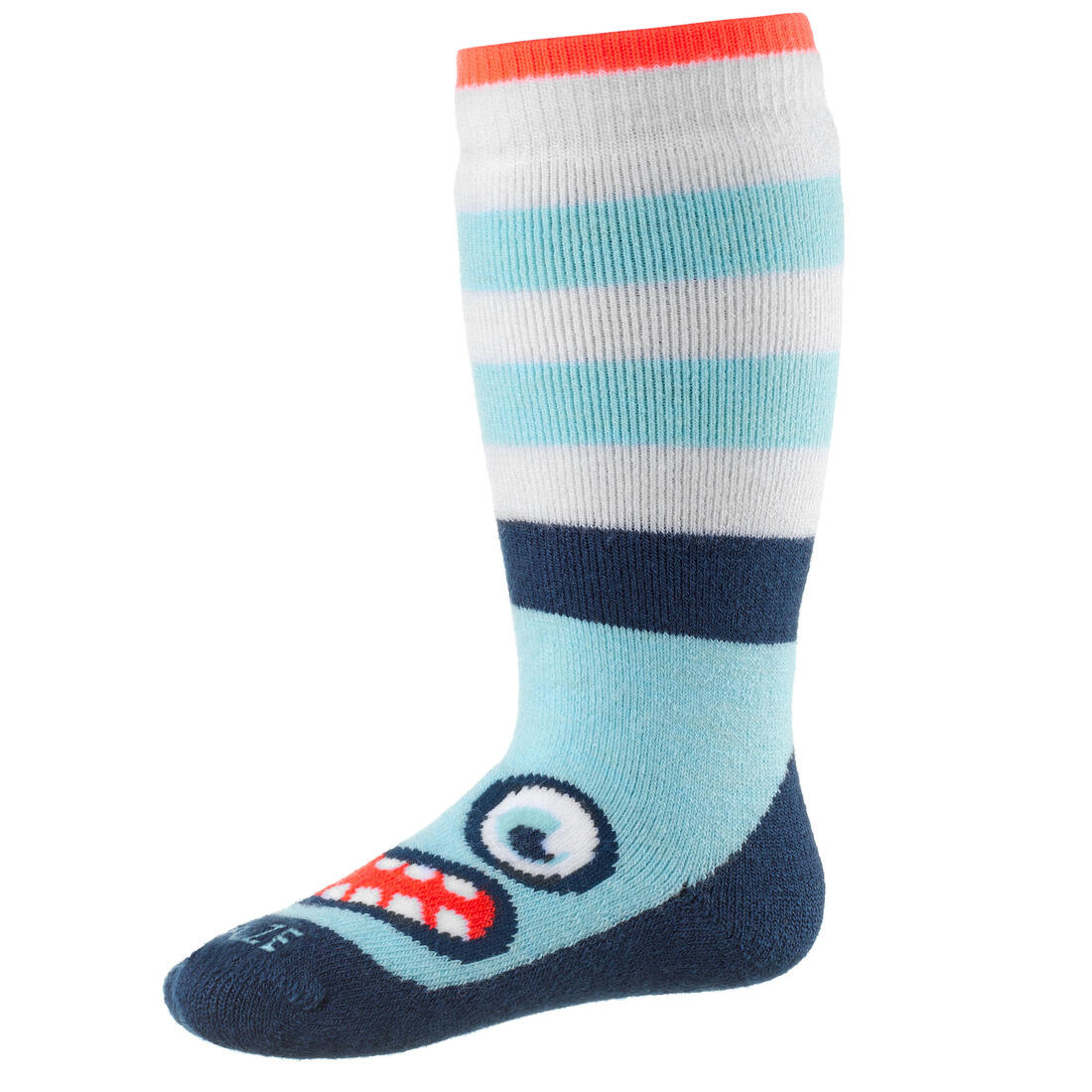 Chaussettes ski bébé WARM turquoises - Image 4
