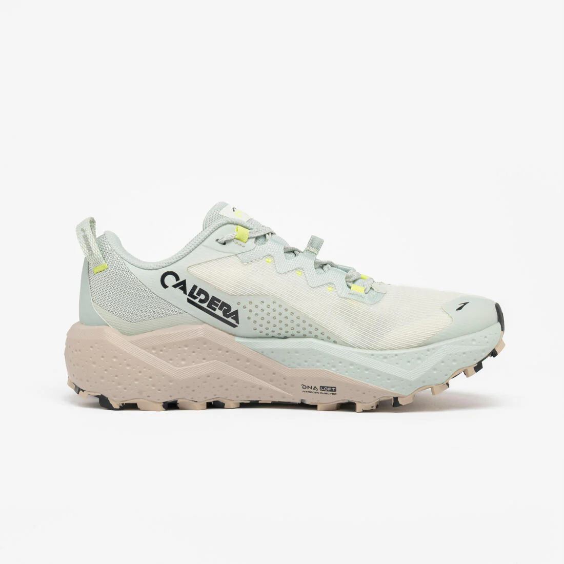 Chaussures de running trail femme, Brooks caldera 8, blanc et bleu - Image 2