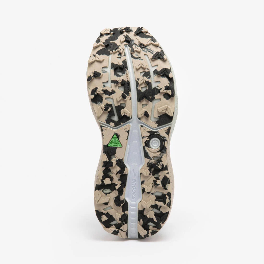 Chaussures de running trail femme, Brooks caldera 8, blanc et bleu - Image 7
