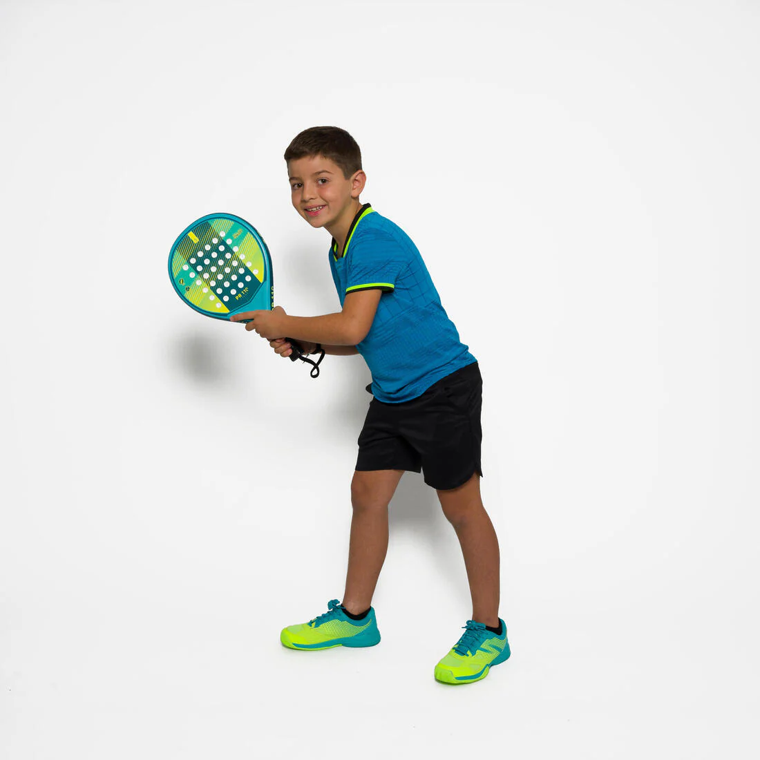 Chaussure PADEL Enfant PS 500 JR LACE Bleue - Image 21