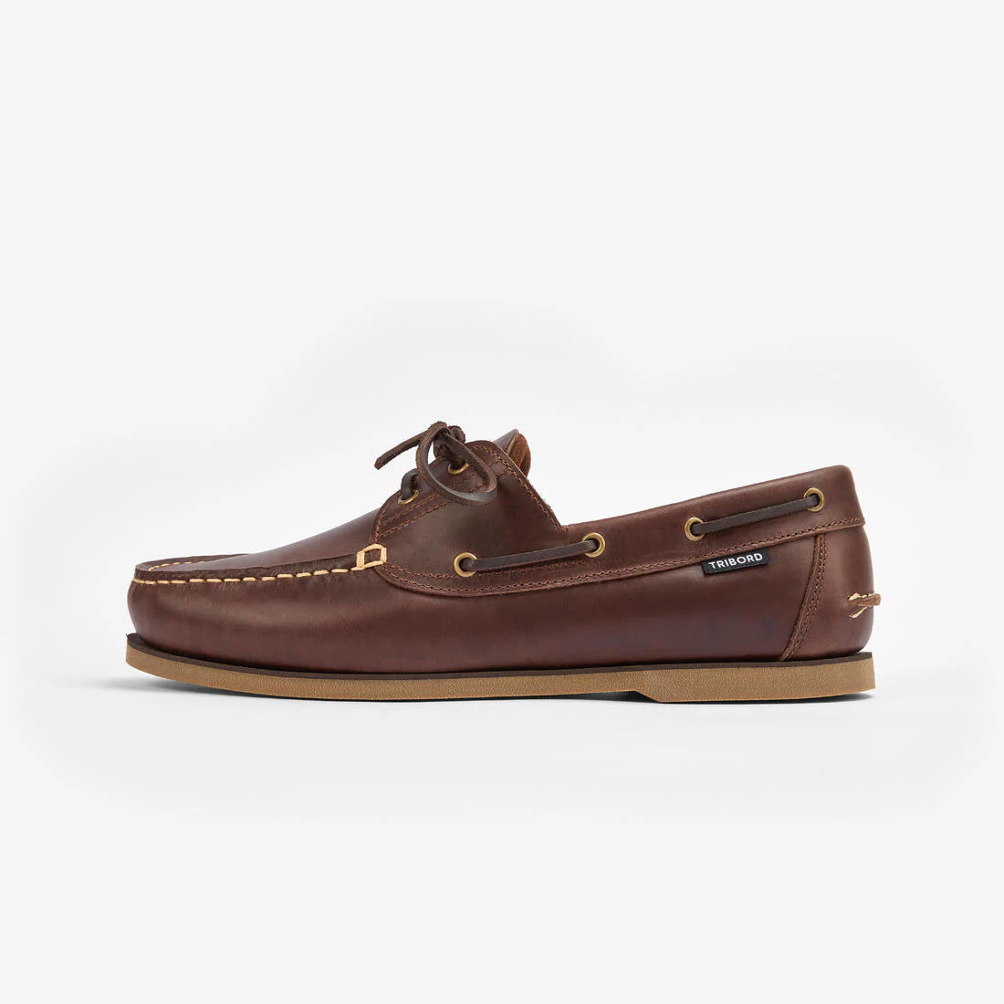 Chaussures bateau cuir Sailing 500