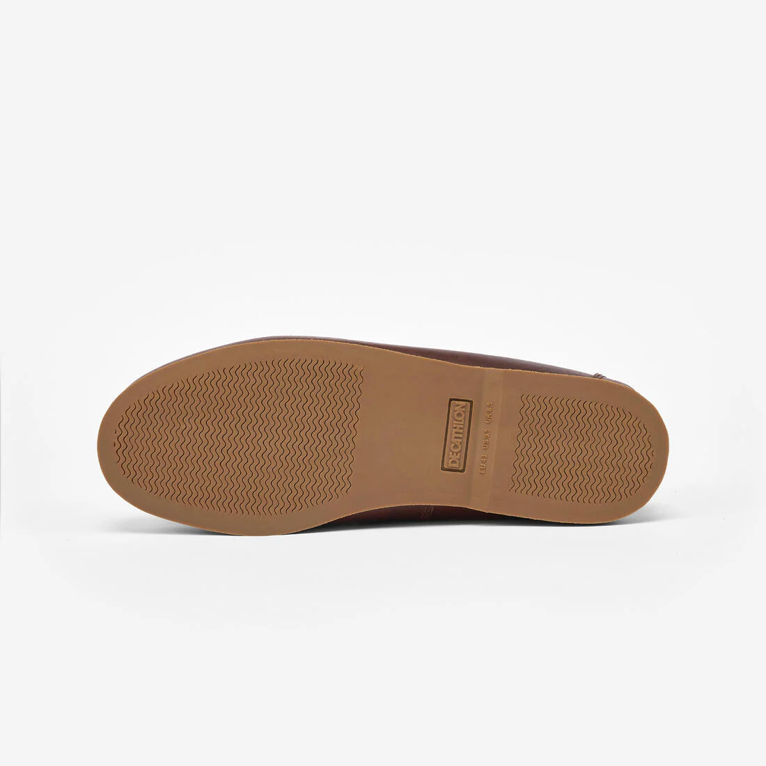 Chaussures bateau cuir Sailing 500 - Image 4