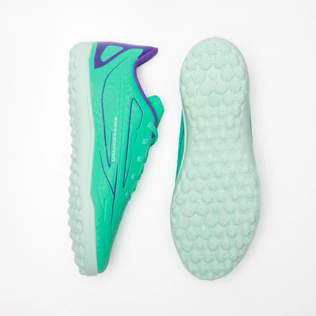 CHAUSSURES DE FOOTBALL ENFANT A LACETS 160 JR TURF .TF - Image 37