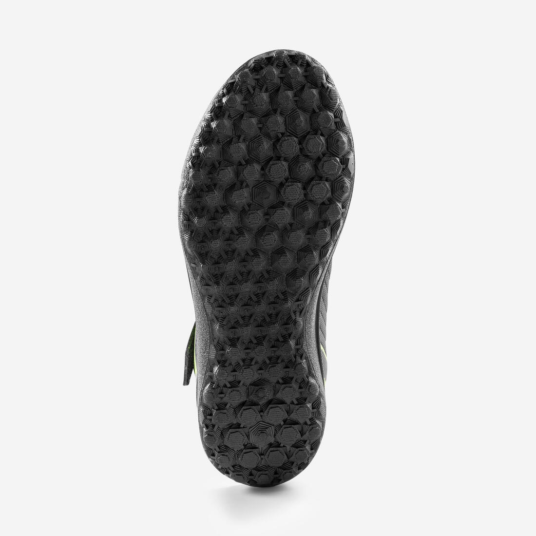 Chaussures de football enfant a scratch 100 easy turf tf noir et jaune - Image 7