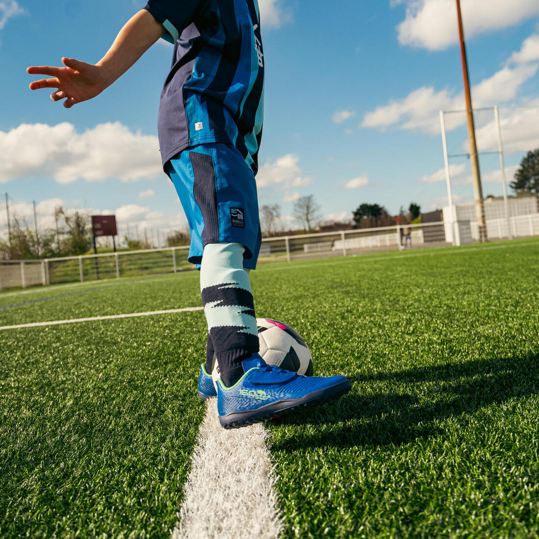 CHAUSSURES DE FOOTBALL ENFANT A SCRATCH 160 EASY TURF - Image 34