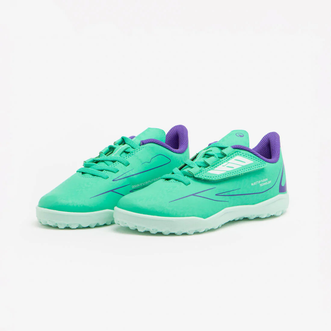 CHAUSSURES DE FOOTBALL ENFANT A SCRATCH 160 EASY TURF - Image 8