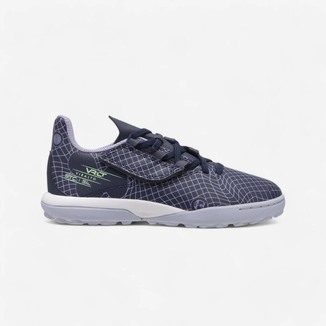 CHAUSSURES DE FOOTBALL ENFANT A SCRATCH VIRALTO I  EASY TURF TF NEBULA - Image 2