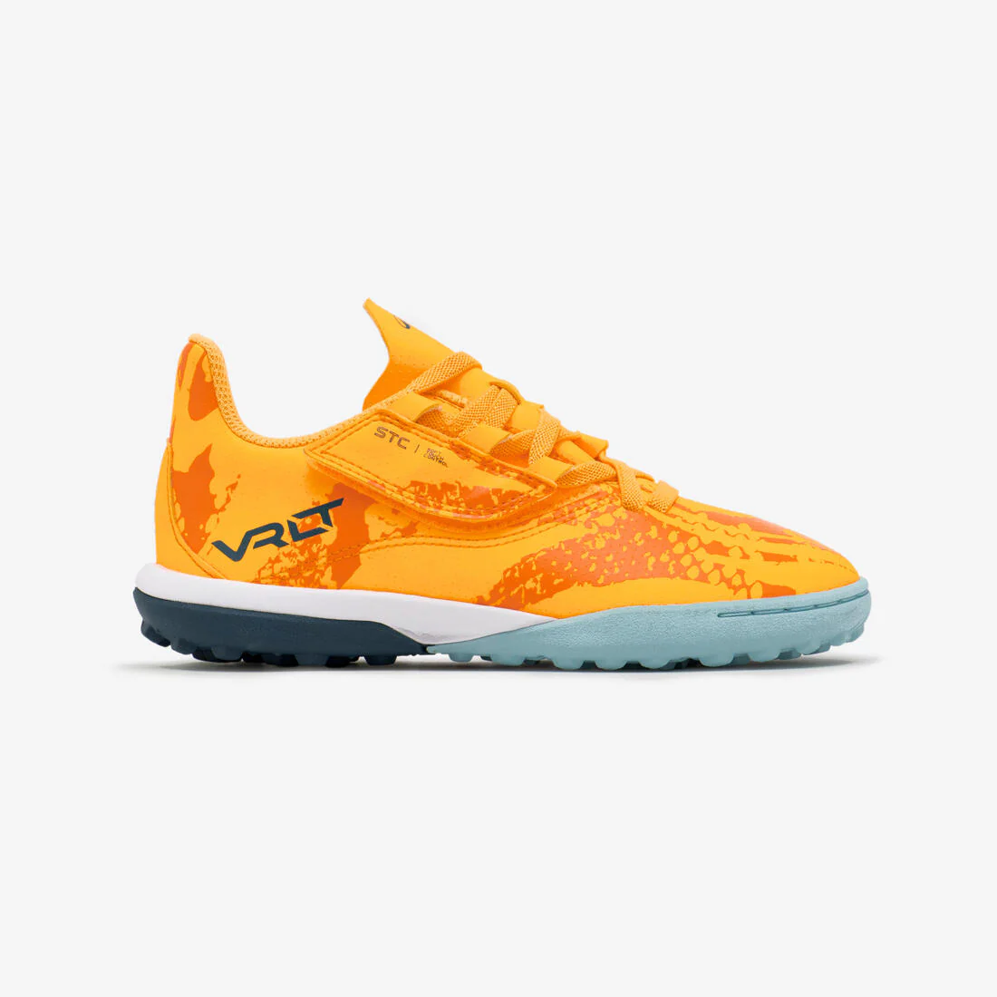 CHAUSSURES DE FOOTBALL ENFANT A SCRATCH VIRALTO I  EASY TURF TF NEBULA - Image 4