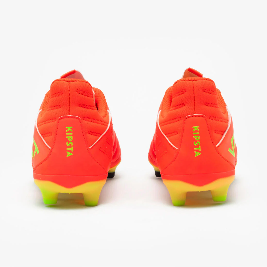CHAUSSURES DE FOOTBALL ENFANT EN CUIR ET A LACETS VIRALTO II FG ACID RED - Image 3
