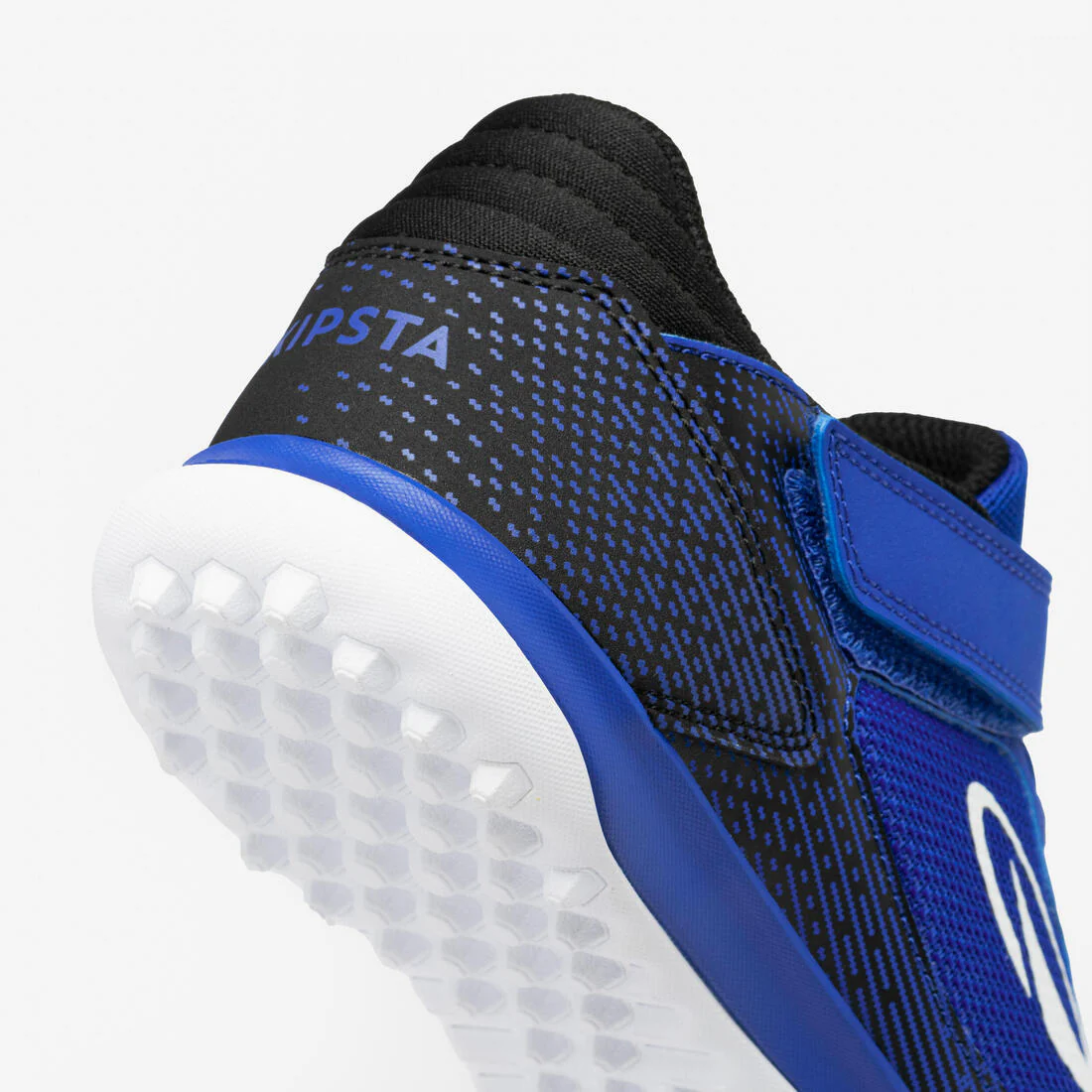 Chaussures de football sans lacet enfant, Eskudo Club Turf Easy bleu et - Image 8