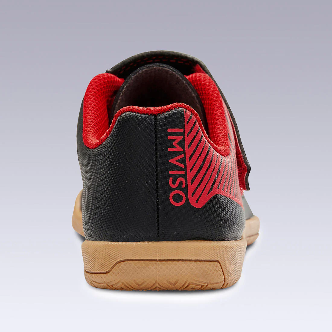 Chaussures de Futsal 100 enfant noir rouge - Image 5