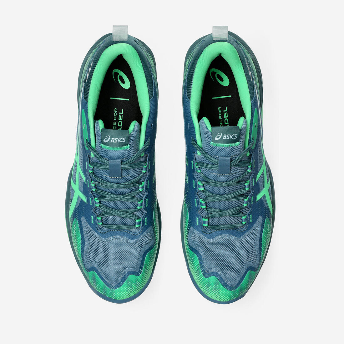 Chaussures de padel homme - Asics Sonicsmash FF Bleu Vert - Image 2