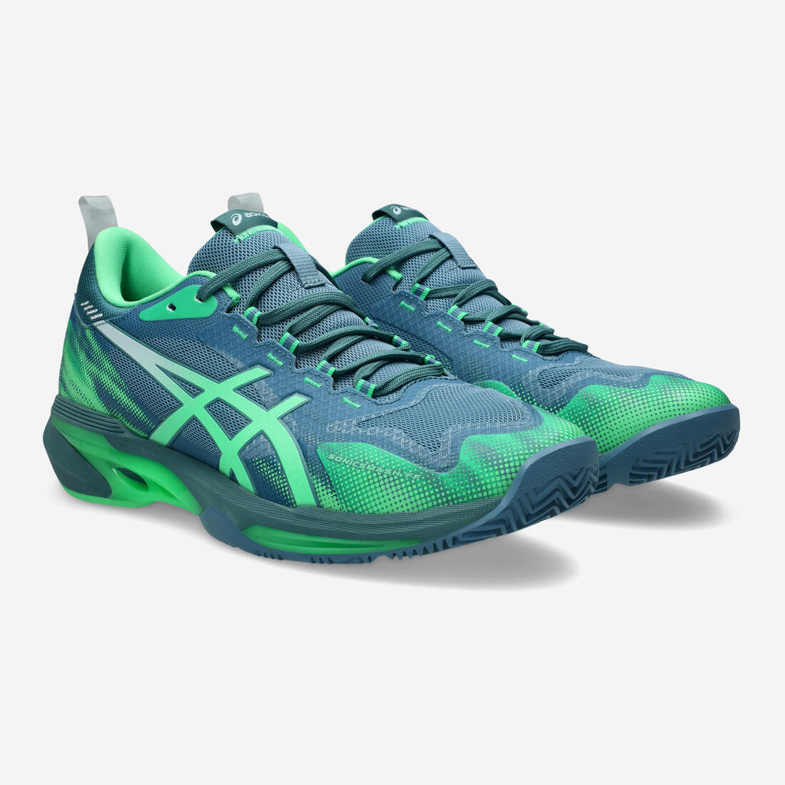 Chaussures de padel homme - Asics Sonicsmash FF Bleu Vert - Image 4